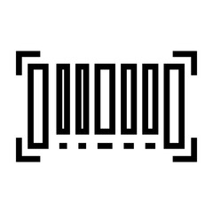 Serial Number Vector Line Icon Design