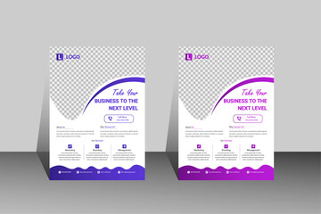 Corporate Editable Business Flyer Design Layout for Marketing and Promotion