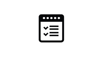 Checklist Icon: Simple Task Management Graphic