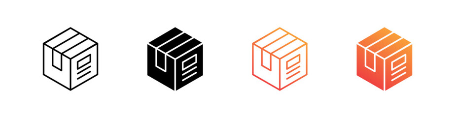 Product Multiple Style Icon Set 