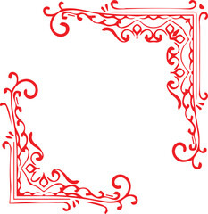 Beautiful flower art and mandala vector design