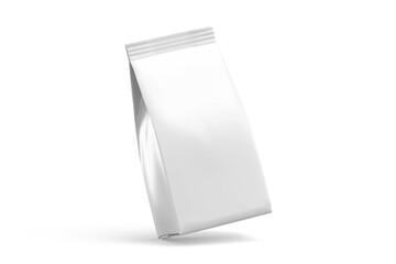 Matte Plastic Paper Coffee Bag Mockup Blank Mockup 3D Rendering