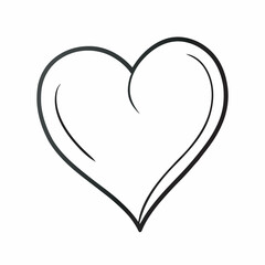 Doodle Style Heart Icons – Romantic Hand-Drawn Love Symbols