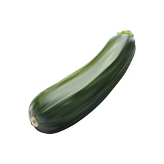 Zucchini illustration on white background vol 01