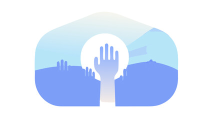 Obraz premium A vector set of glossy 3D human hands, perfect for web design icons