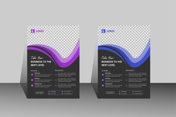 Modern Corporate Flyer Template for Business and Marketing Services