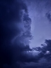 storm clouds over the storm