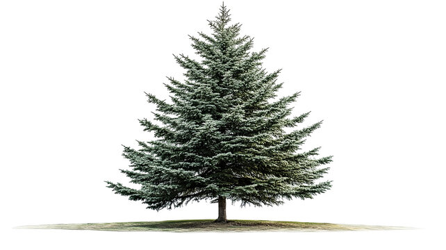 Majestic high-resolution cedar tree isolated on pure transparent background PNG cutout—ideal for landscape design, botanical illustration, and sustainable architectural visualization projects
