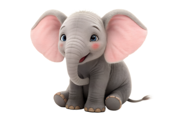 Adorable Baby Elephant Plush Toy - Cute Animal Gift