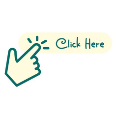 Click Here Button Vector