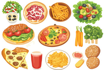 food recipe vector art