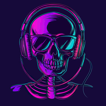 Dubstep Wallpaper Skull