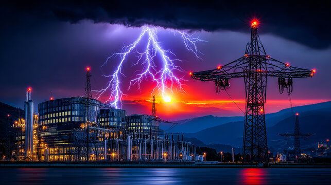 Rising electricity prices worldwide due to the global crisis.Rising prices and the energy crisis concept. Energy crisis that will affect Europe.