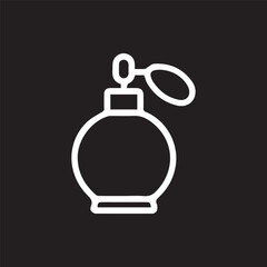 Elegance in Simplicity A Stylish Perfume Bottle Icon Design