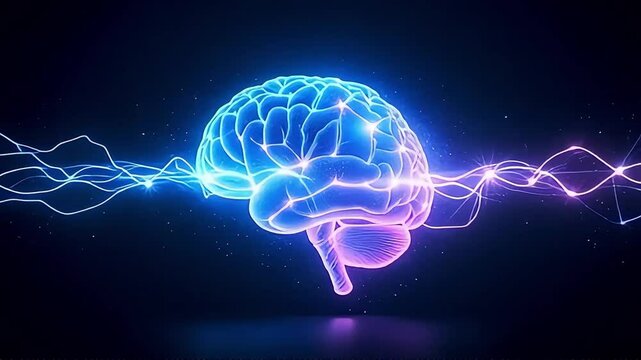 Illuminating Human Brain Anatomy Neural Pathways Glowing Neurons Cognitive Neuroscience