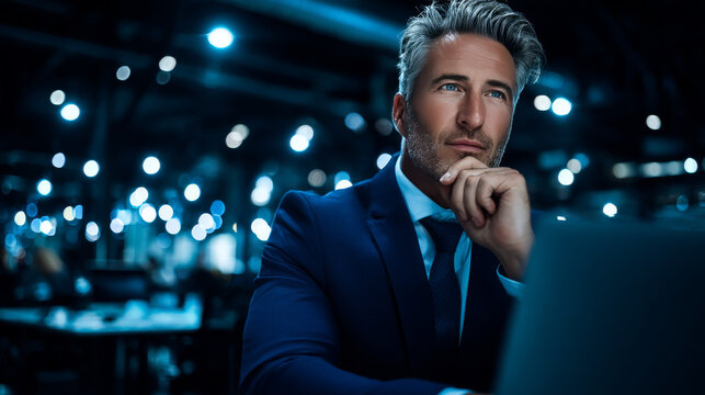 Businessman drawings growth graph of business. Business strategy development and growing growth plan. - Powered by Adobe