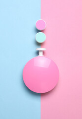 Modern device electric nail file with attachments. Top view