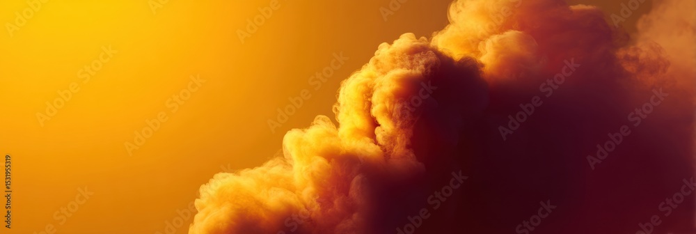Poster realistic steam swirl vapor formation with atmospheric mist layers for digital composites - modern e