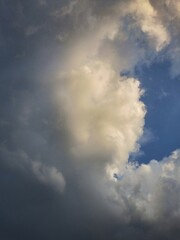 blue sky with clouds