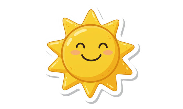 happy sun cartoon