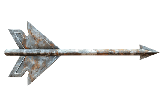 High-resolution arrow marker — isolated PNG element on transparent background for directional UI, infographics, navigation icons, and precision graphic cutouts