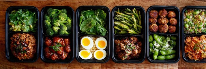 Meal Prep Ideas for a Week of Healthy Lunchbox Meals With Diverse Ingredients and Nutritious Options