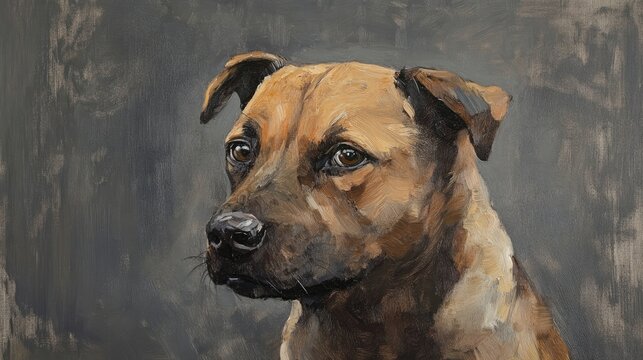 National Love Your Pet Day Feb 20 and World Animal Day Oct 4, a dog with a dog collar portrait
