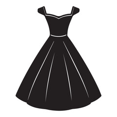 wedding dress isolated on white background