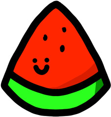 수박 캐릭터 일러스트 
