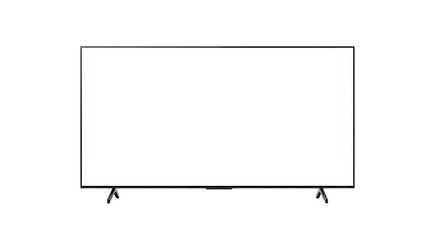 Fototapeta premium Blank television screen display