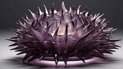 Abstract Iris in a Futuristic Design