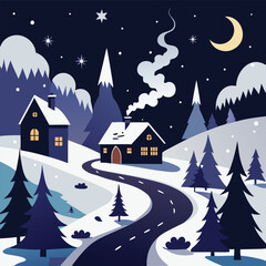 Naklejka premium Black and White Vector Illustration Design