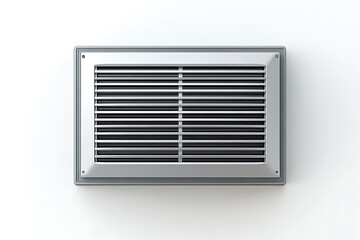 Modern silver wall mounted ventilation grille