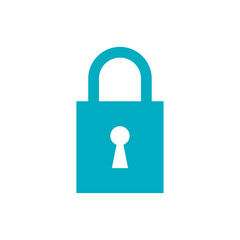 Locked locker. Iconic illustration. White background.