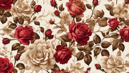 A Variety of Floral Arrangements with a Vintage look