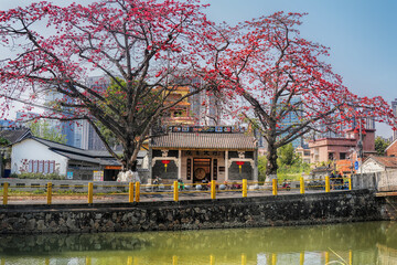Foshan city, Guangdong, China. Xiabei Yongsheng village, historical preserved place in an...