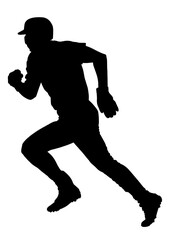 野球選手のシルエット