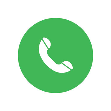 Accept phone symbol in in png. Green phone icon. Accept symbol in green circle. Answer sign in png