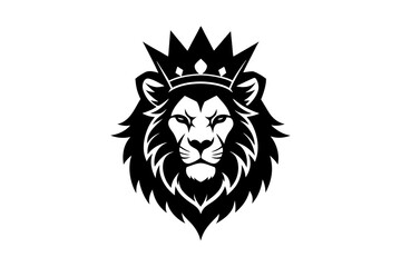 lion head with crown