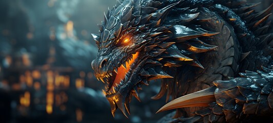 Galaxy Version of dragon goblin world, ai generative