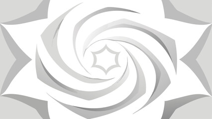 Obraz premium Abstract geometric swirling design with transparency for versatile design applications