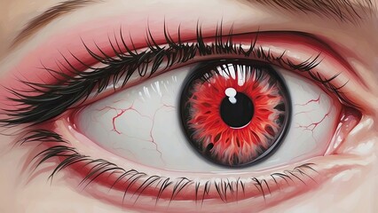 "Modern Minimalist Eye Illustration"