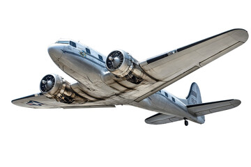 High-resolution passenger airplane isolated on transparent background PNG cut-out — detailed commercial aircraft silhouette ideal for travel posters, aviation infographics, and graphic design