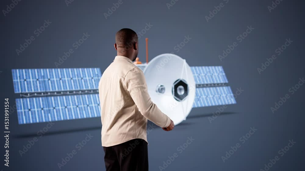 Poster Engineer Using 3D CAD Design Software