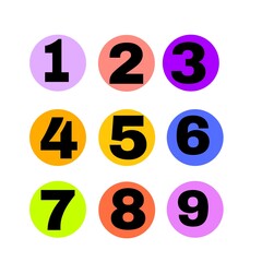 set of colorful numbers