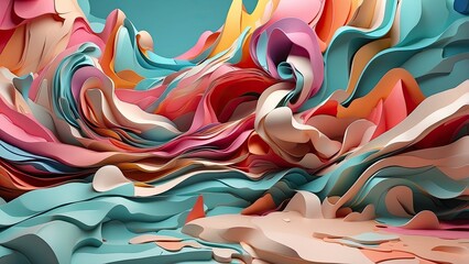 Colorful Energy Spiral