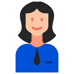 employee flat icon