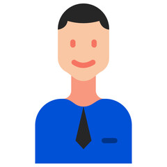 employee flat icon