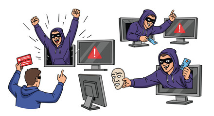 Obraz premium The Growing Risk of Online Fraud A Guide To Safe Transactions and Cyber Security