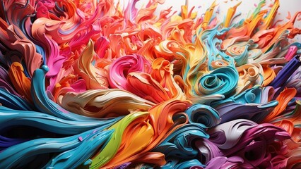 "Vibrant Art Pens Whirling in a Blender of Creativity"